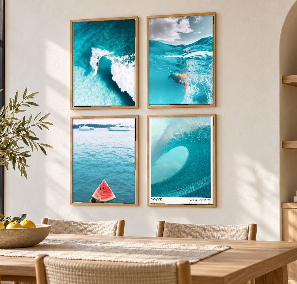 Set de cuadros decorativos que combinan
