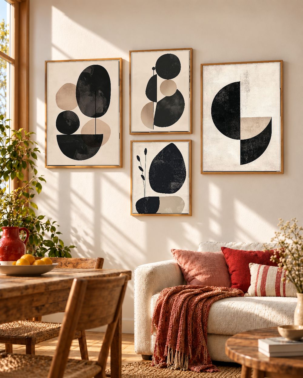 Set de cuadros decorativos que combinan