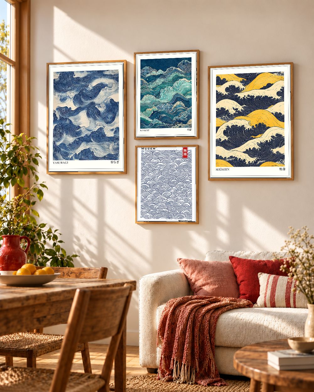 Set de cuadros decorativos que combinan