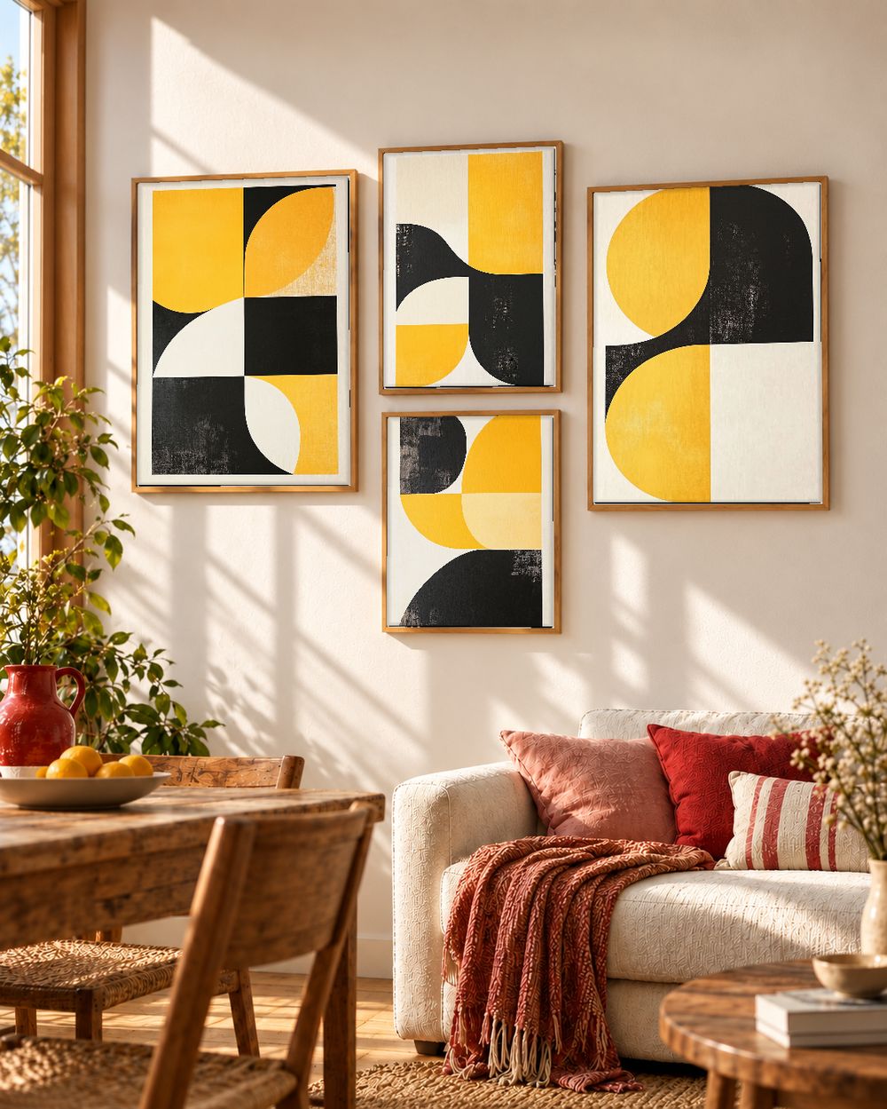 Set de cuadros decorativos que combinan