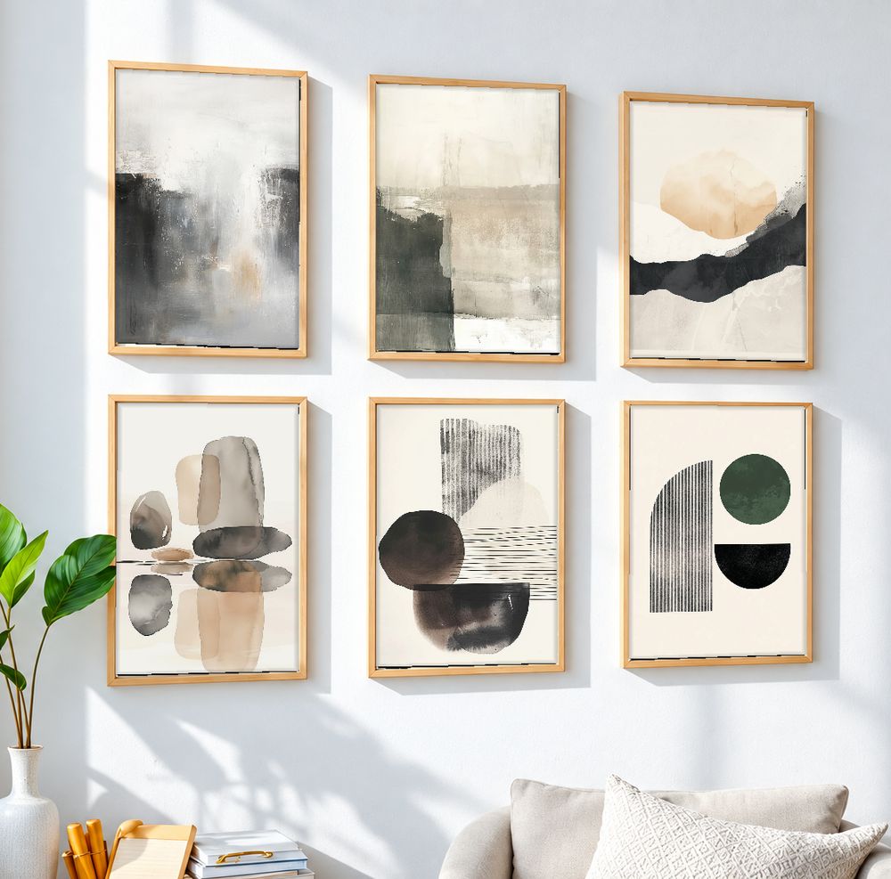 Set de cuadros decorativos que combinan