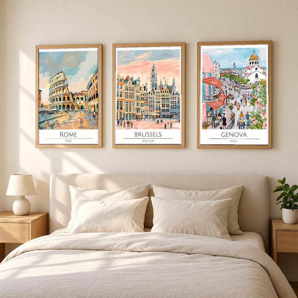 Set de cuadros decorativos que combinan