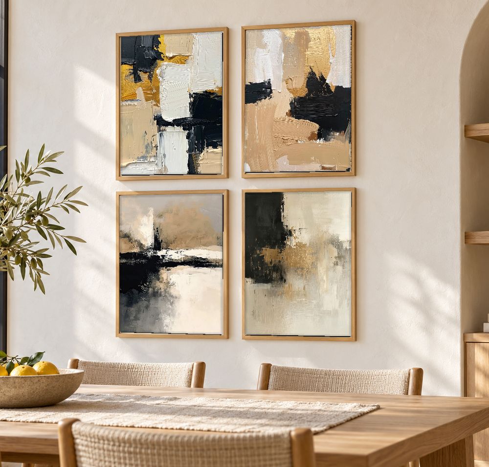 Set de cuadros decorativos que combinan