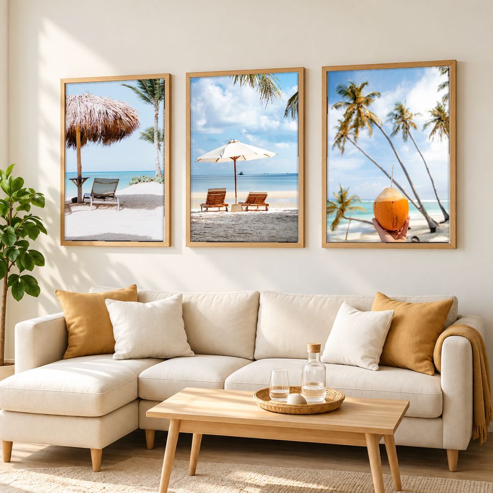 Set de cuadros decorativos que combinan