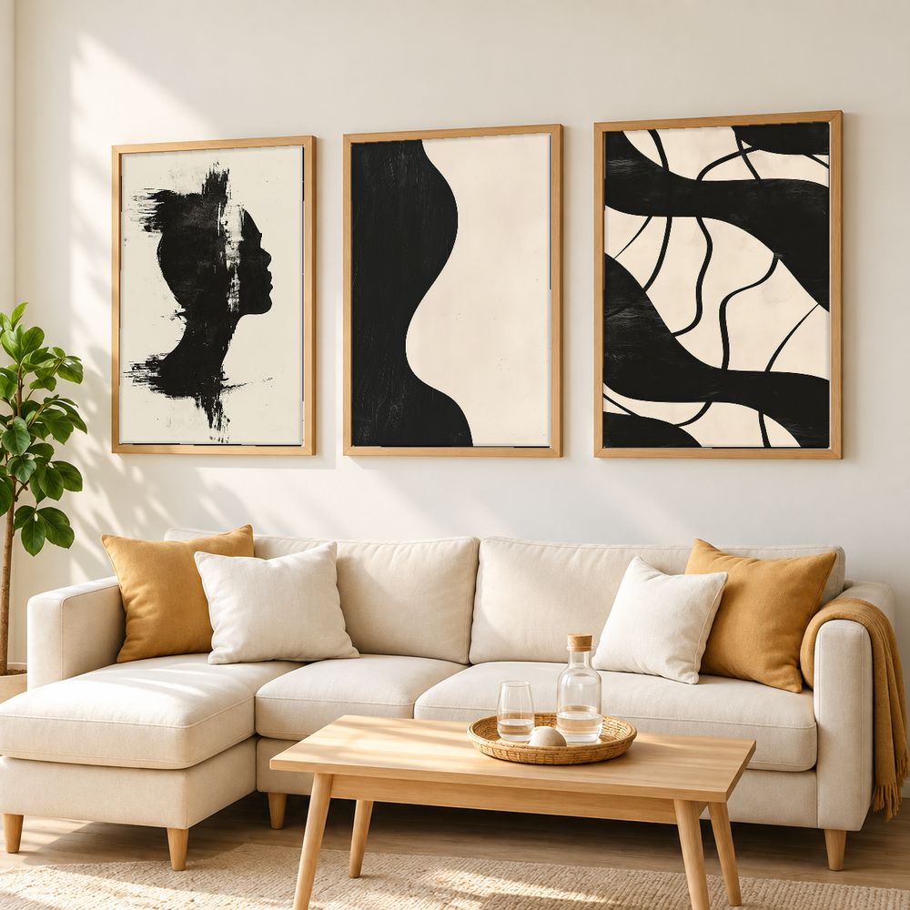 Set de cuadros decorativos que combinan