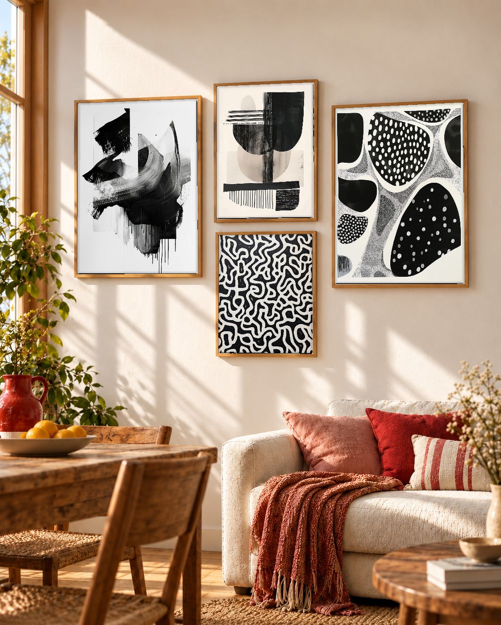 Set de cuadros decorativos que combinan