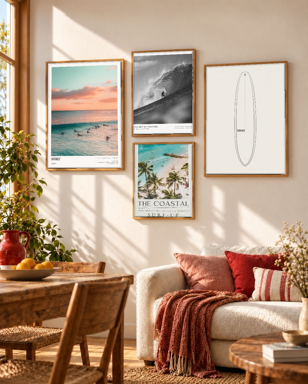 Set de cuadros decorativos que combinan