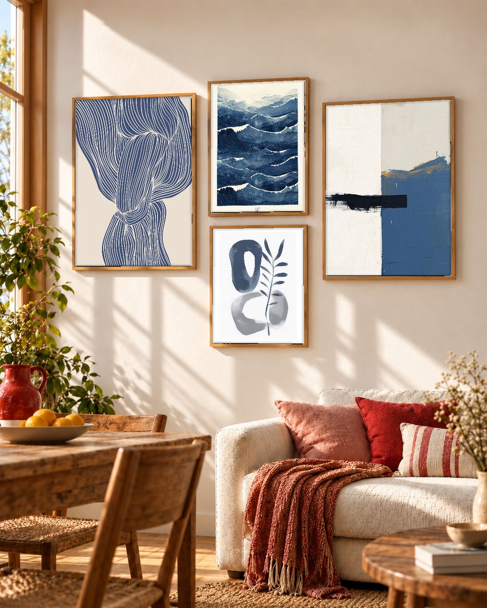 Set de cuadros decorativos que combinan