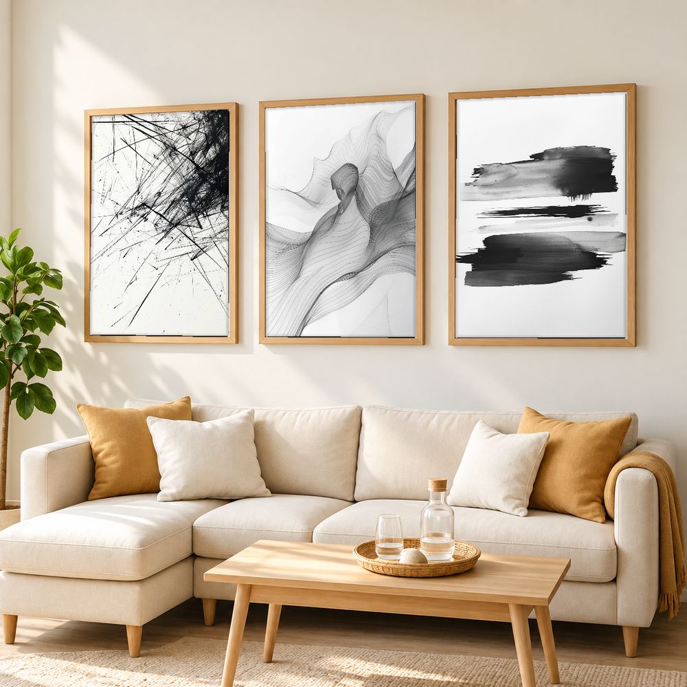 Set de cuadros decorativos que combinan