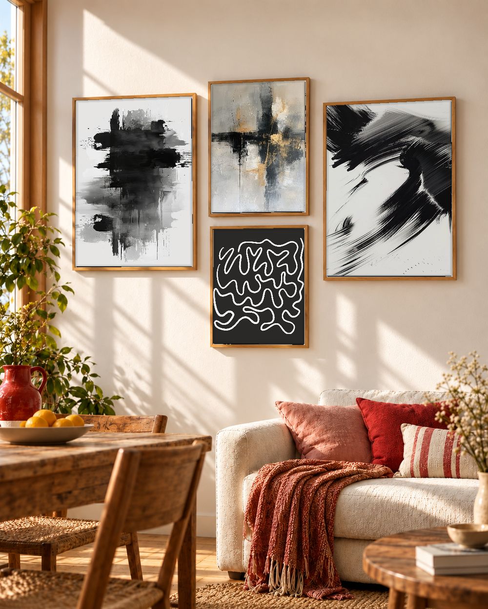 Set de cuadros decorativos que combinan