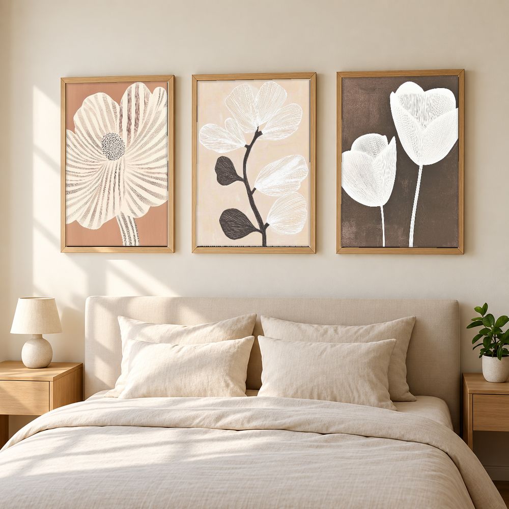Set de cuadros decorativos que combinan