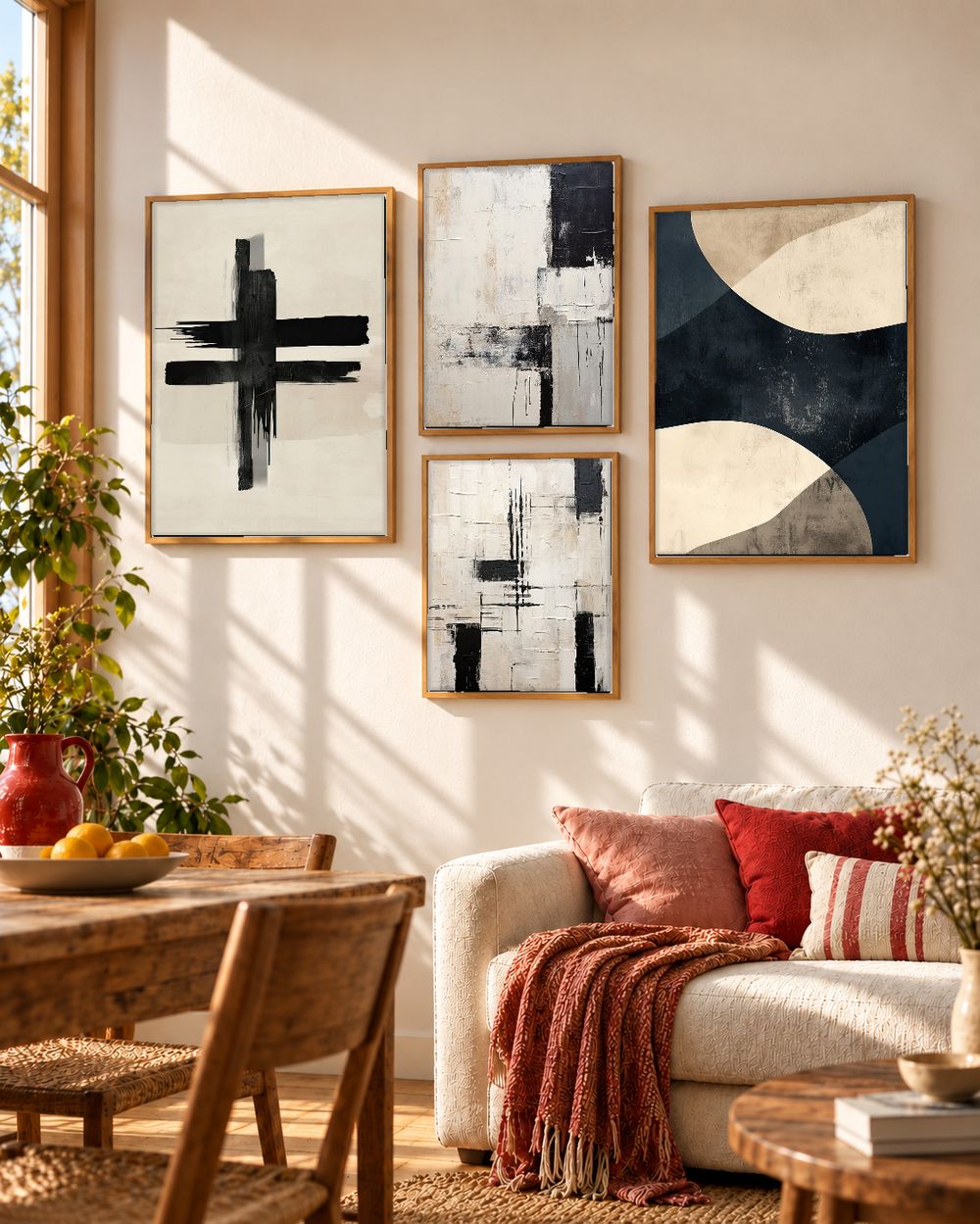 Set de cuadros decorativos que combinan