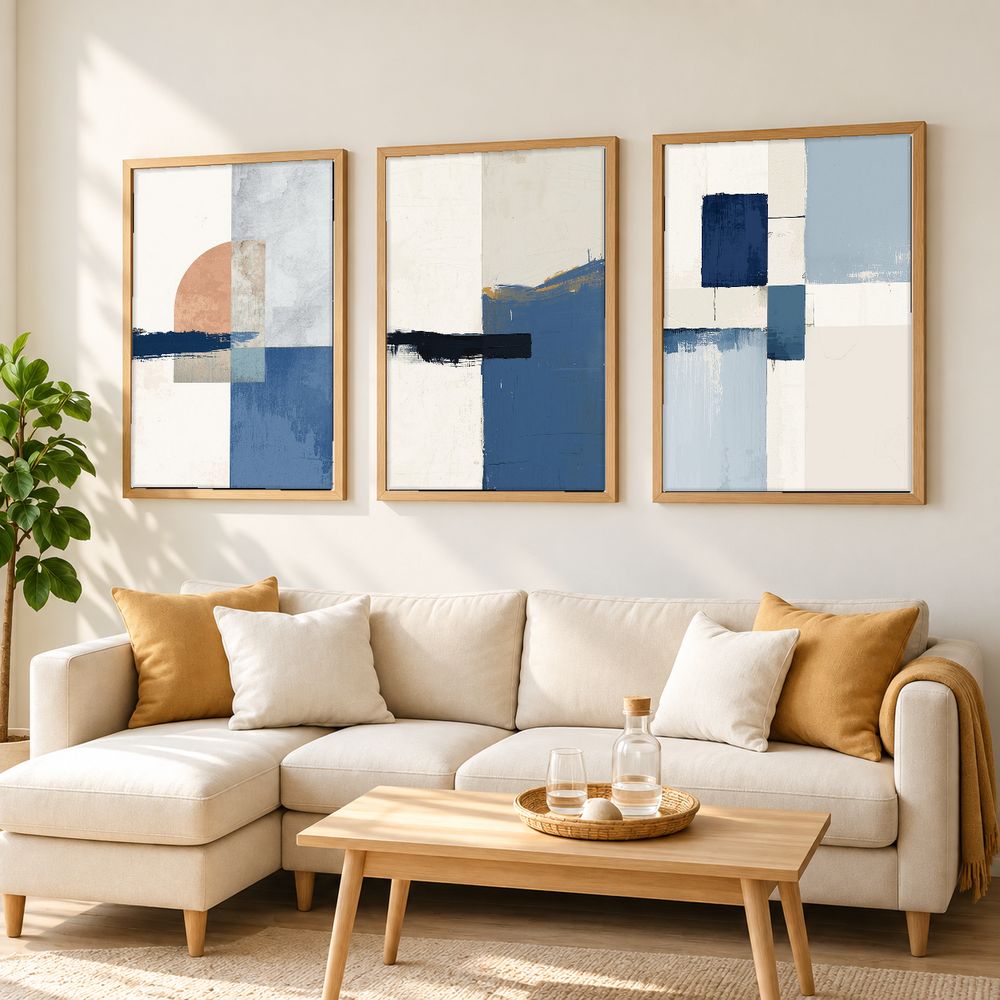 Set de cuadros decorativos que combinan