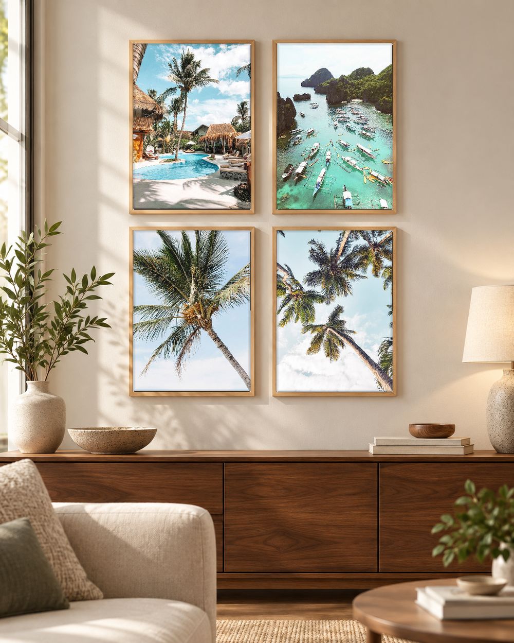 Set de cuadros decorativos que combinan