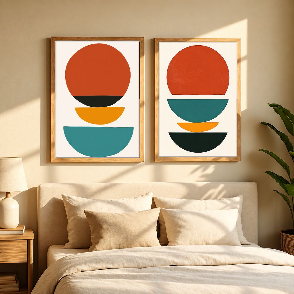 Set de cuadros decorativos que combinan