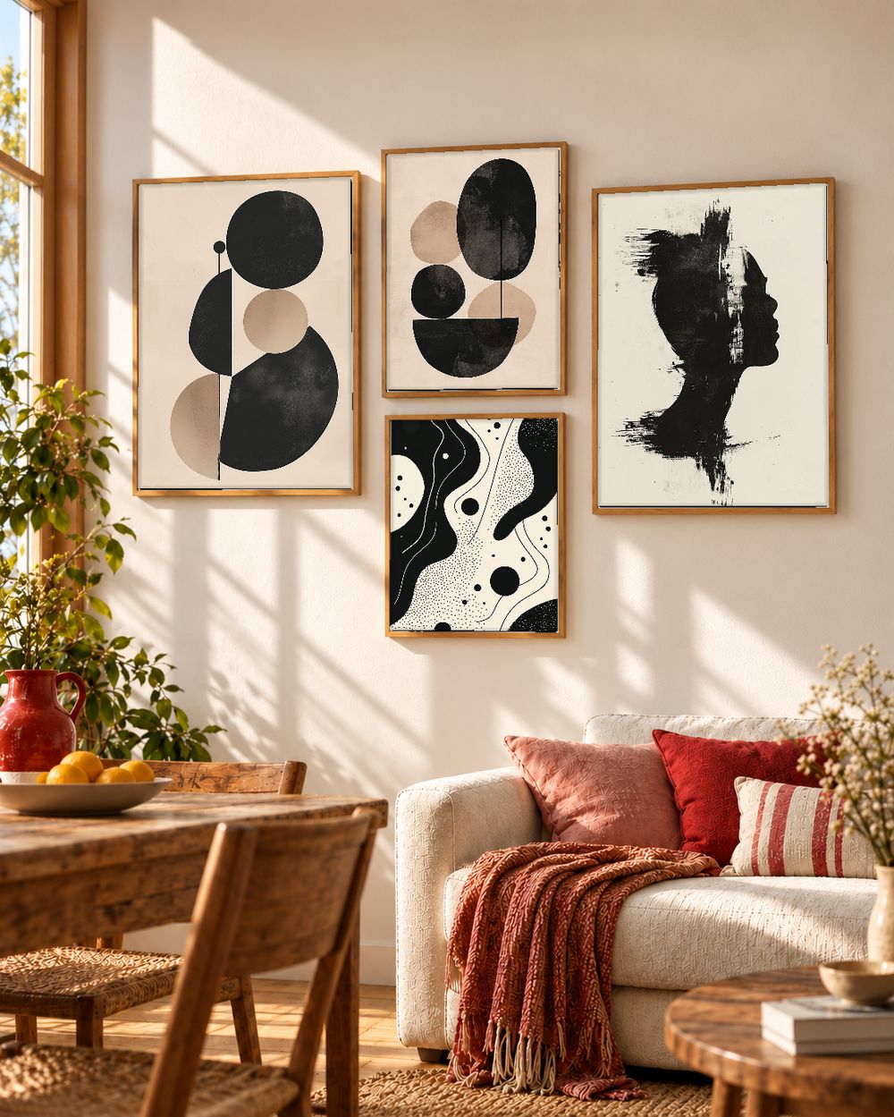 Set de cuadros decorativos que combinan