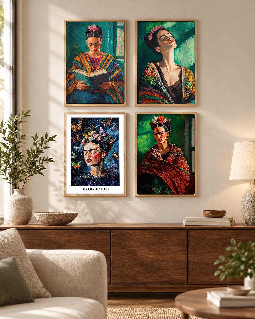 Set de cuadros decorativos que combinan