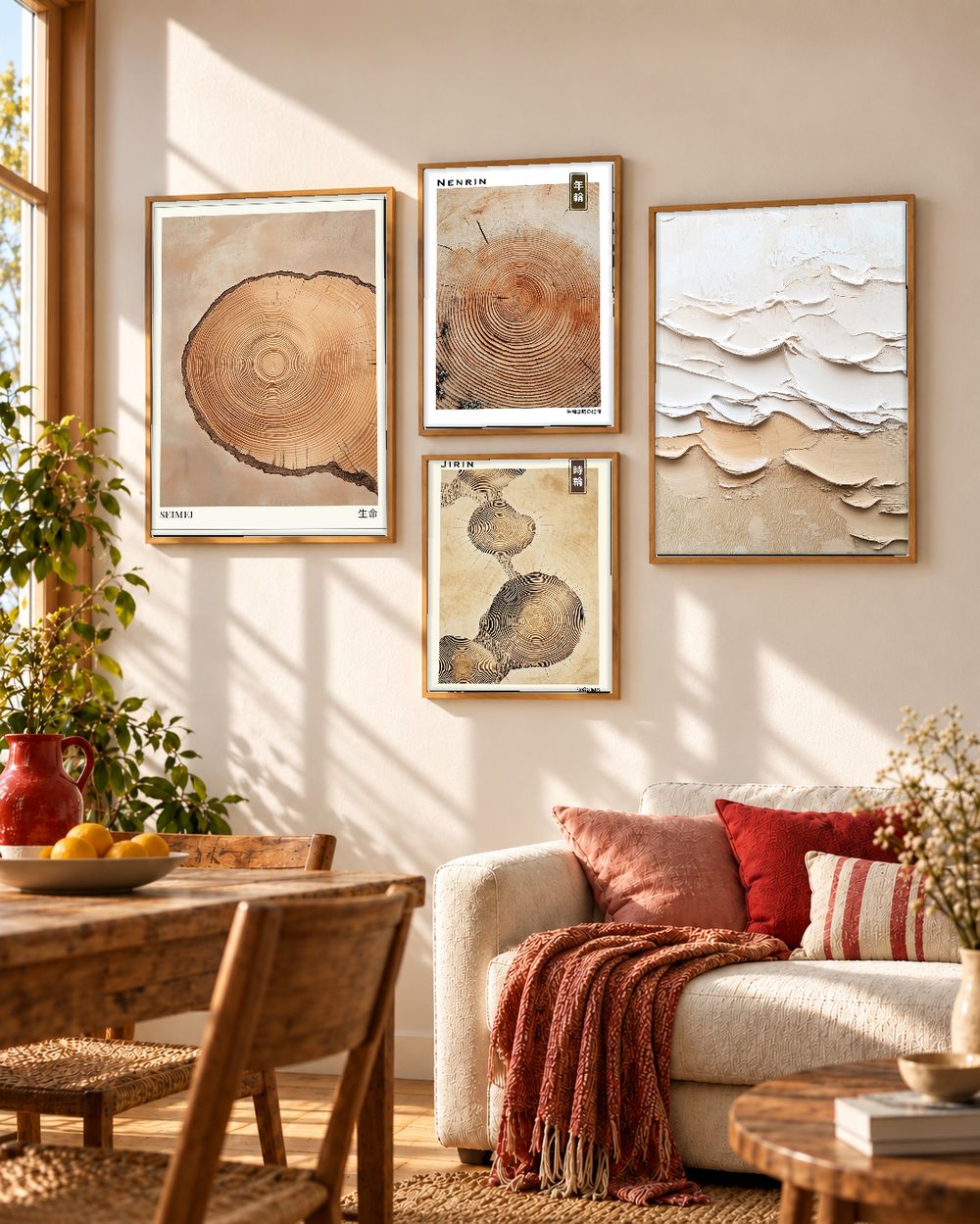 Set de cuadros decorativos que combinan