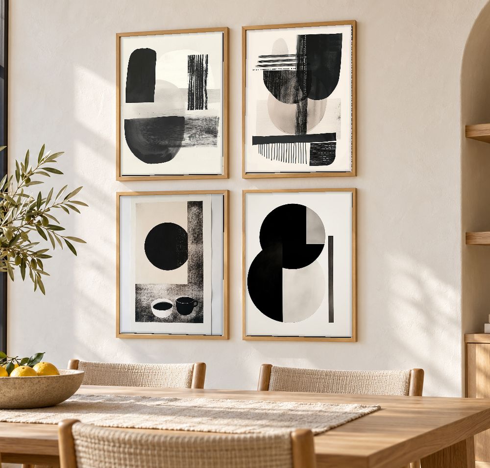 Set de cuadros decorativos que combinan