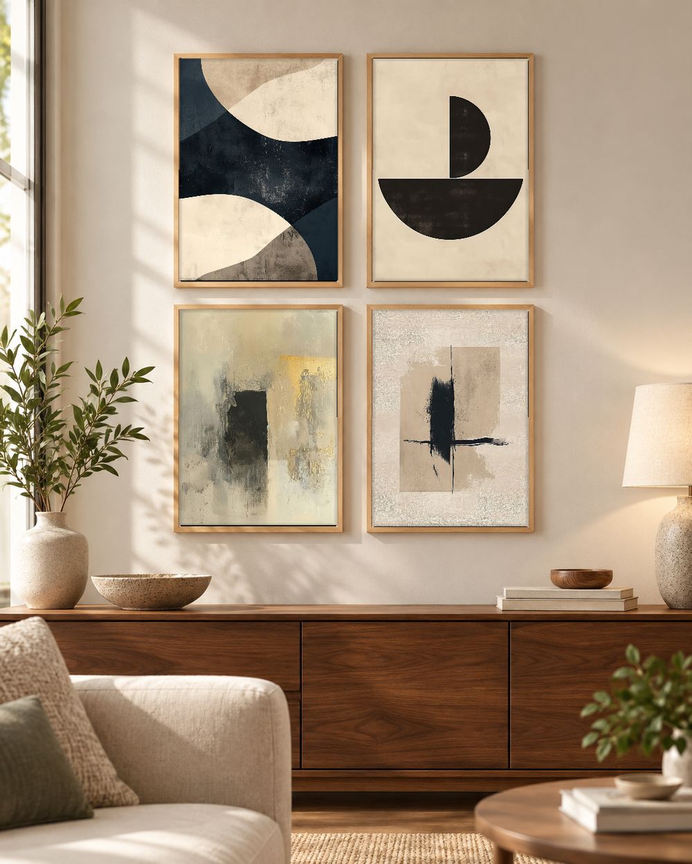 Set de cuadros decorativos que combinan