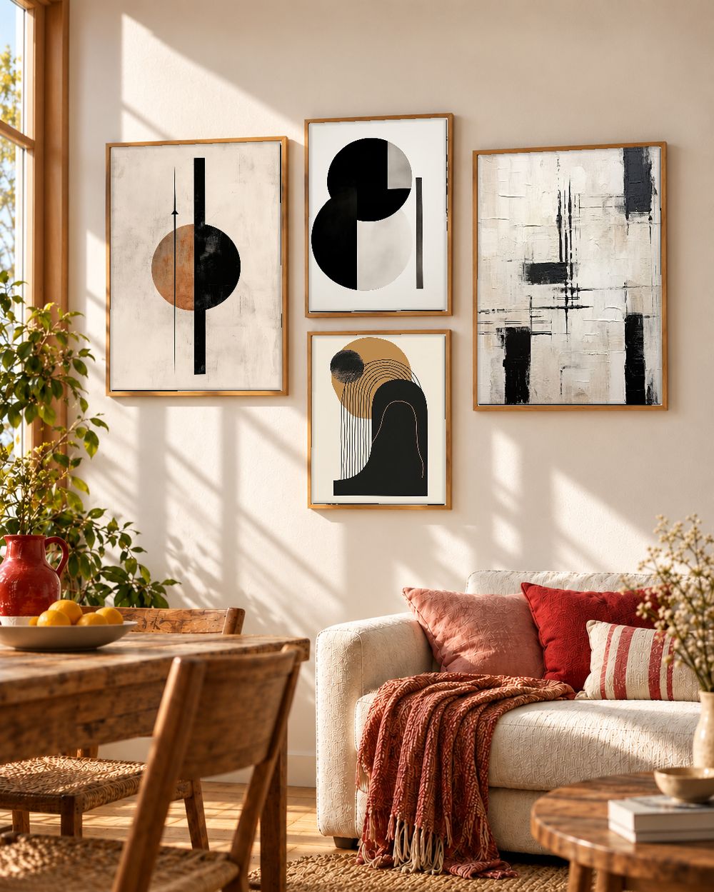 Set de cuadros decorativos que combinan