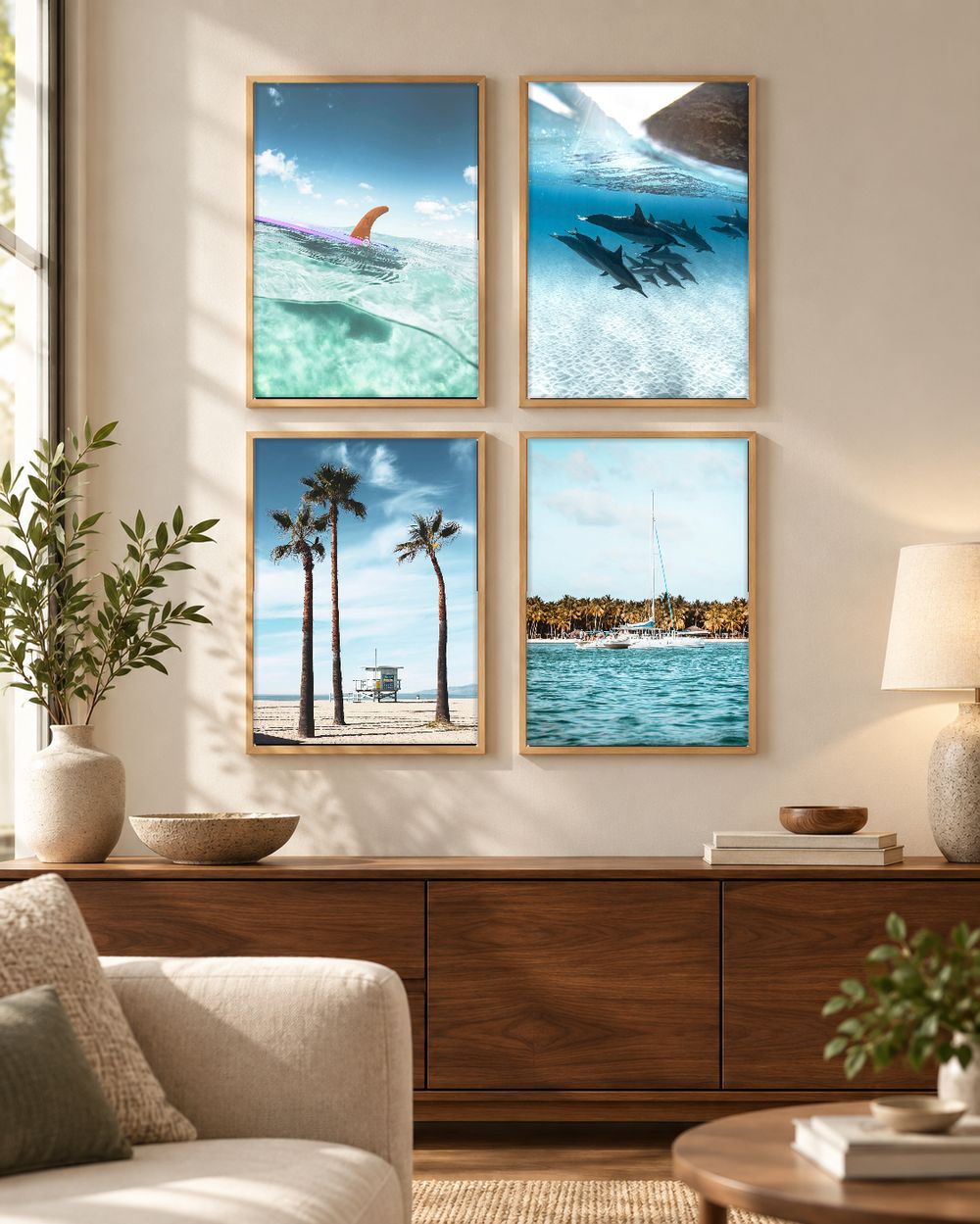 Set de cuadros decorativos que combinan