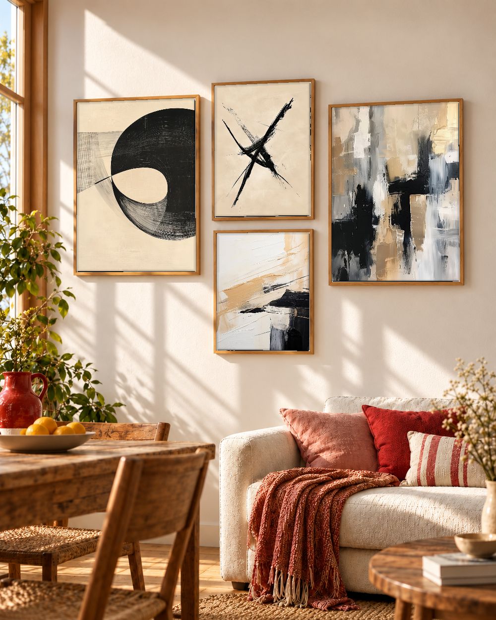 Set de cuadros decorativos que combinan