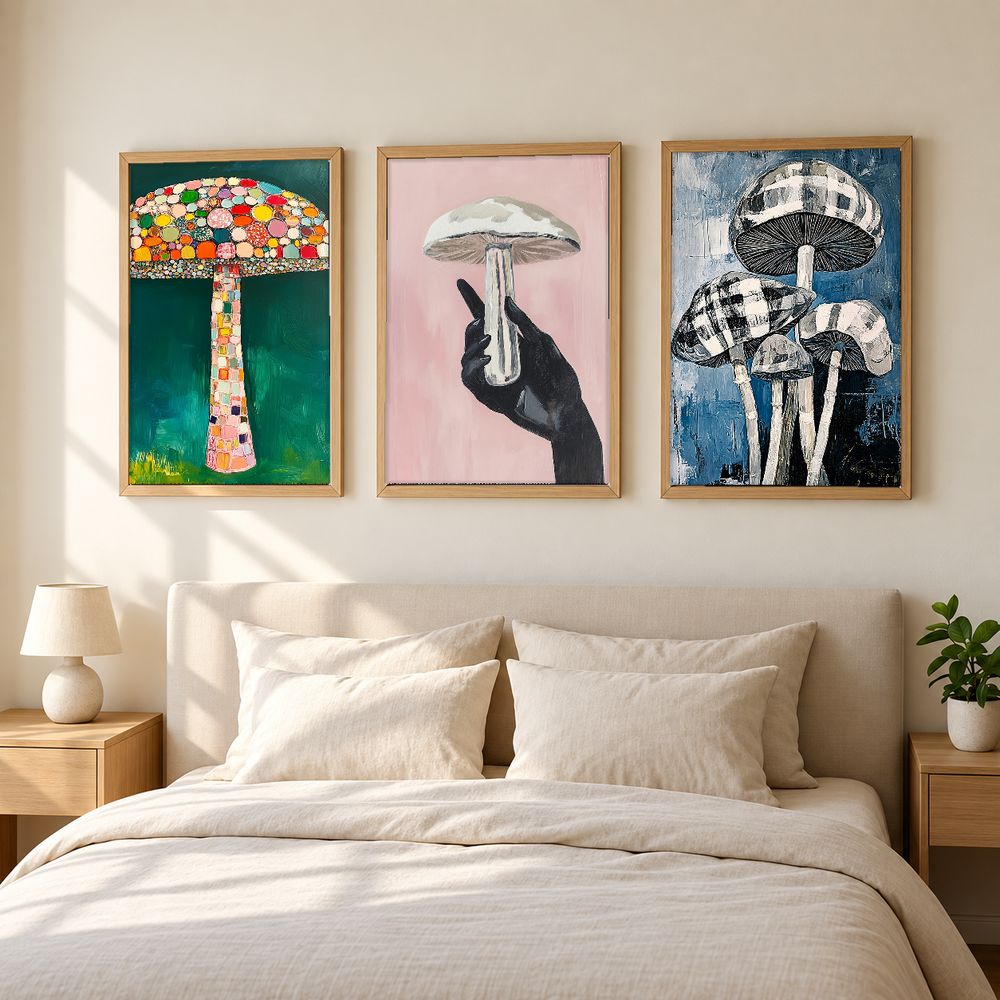 Set de cuadros decorativos que combinan