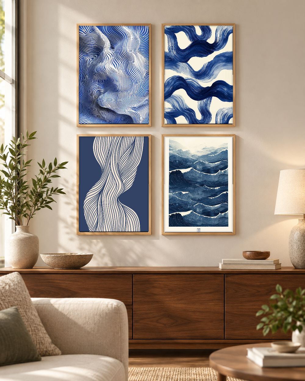 Set de cuadros decorativos que combinan