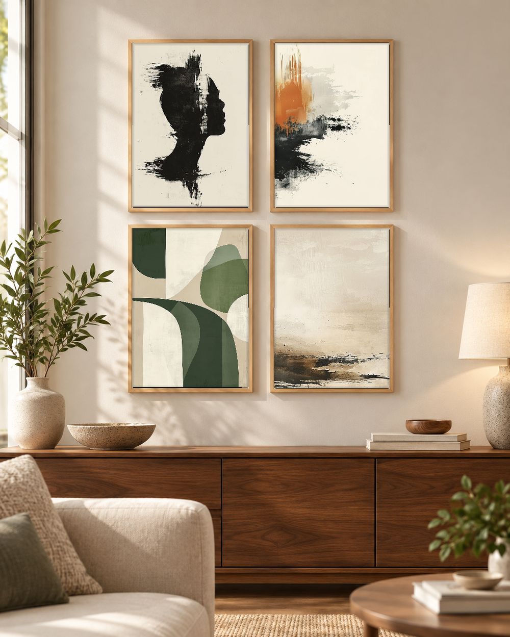 Set de cuadros decorativos que combinan