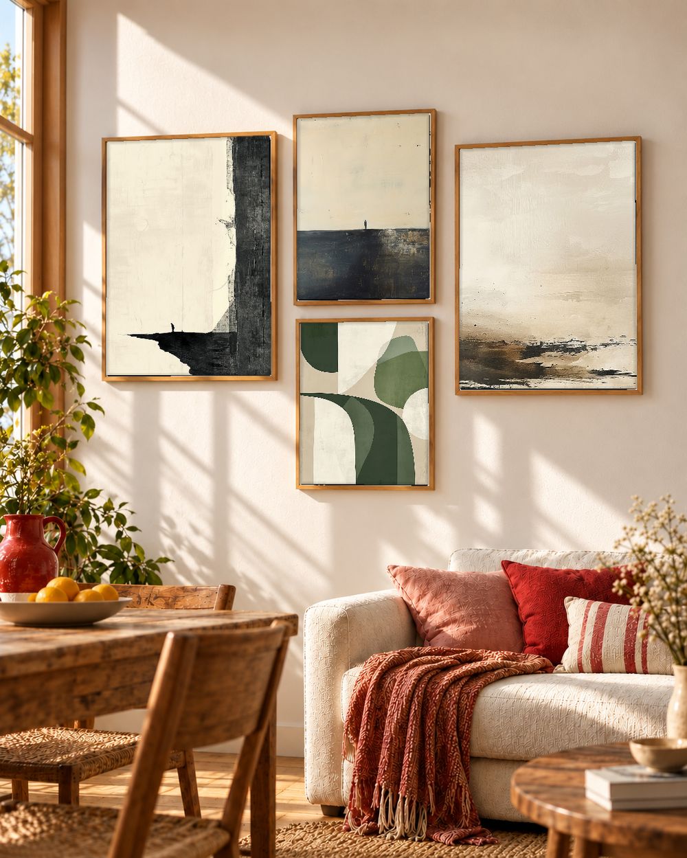 Set de cuadros decorativos que combinan