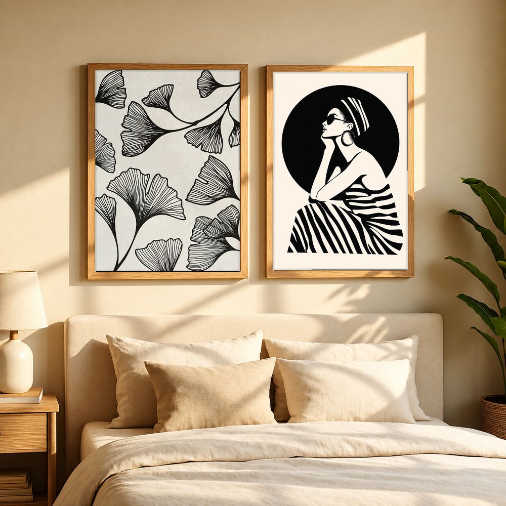 Set de cuadros decorativos que combinan