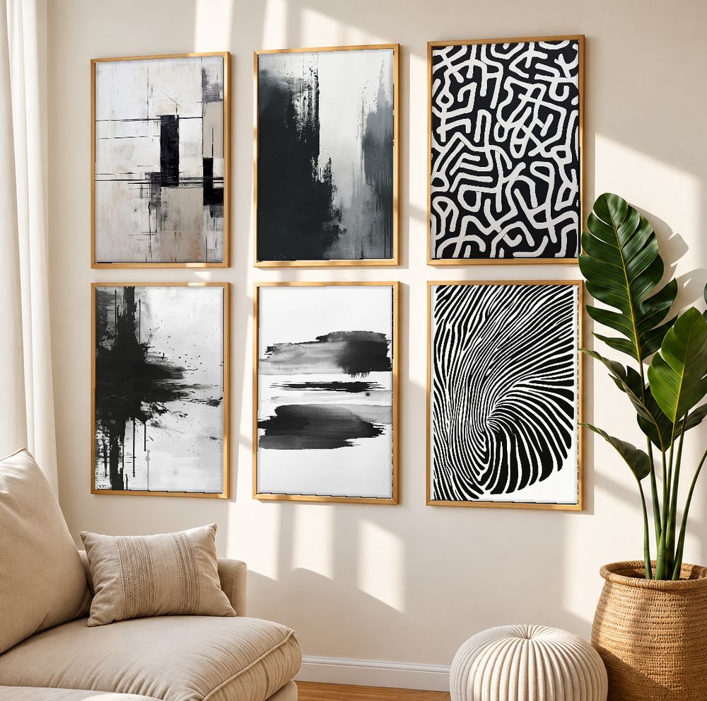 Set de cuadros decorativos que combinan