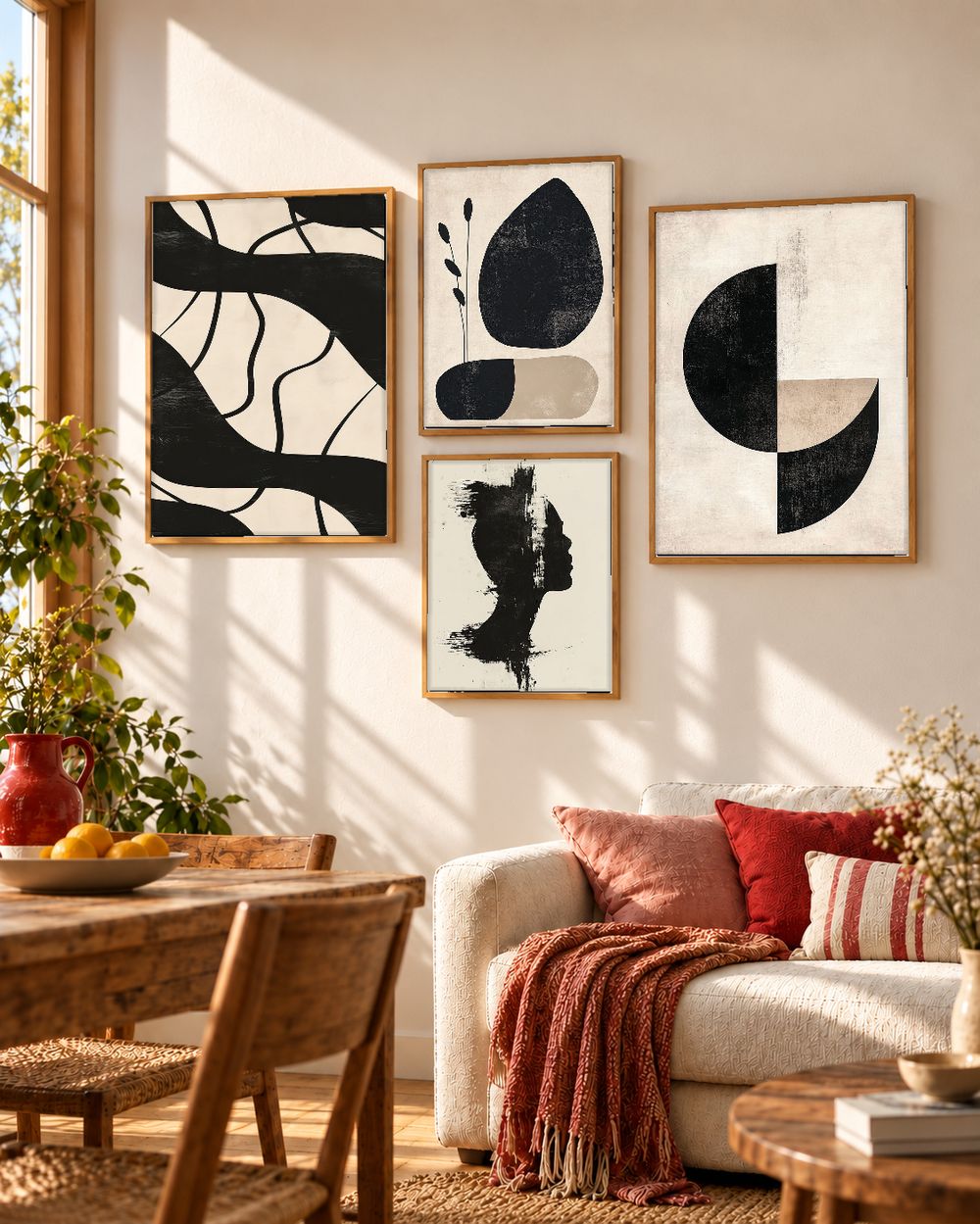 Set de cuadros decorativos que combinan