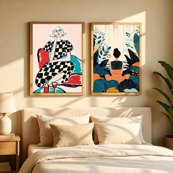 Set de cuadros decorativos que combinan