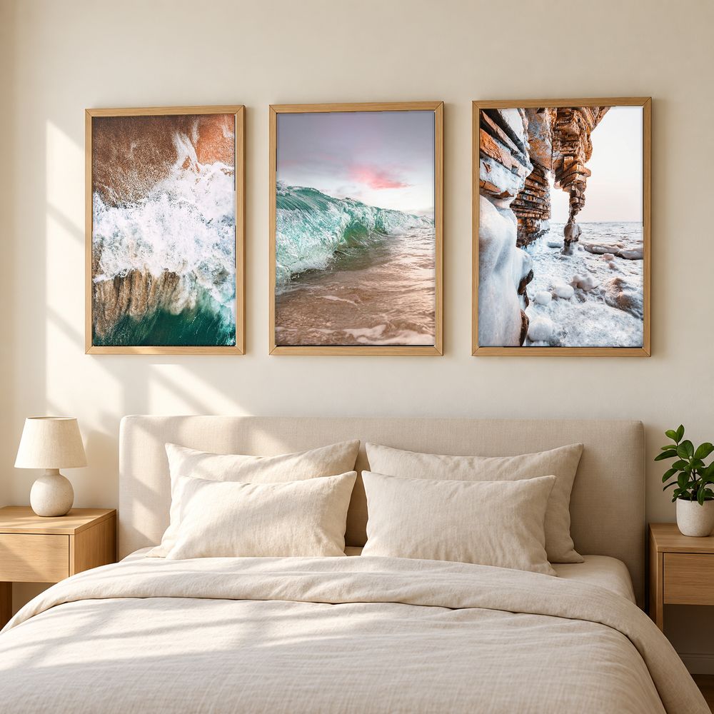 Set de cuadros decorativos que combinan