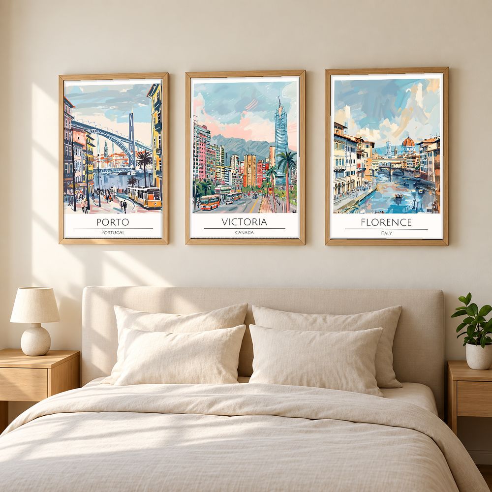 Set de cuadros decorativos que combinan