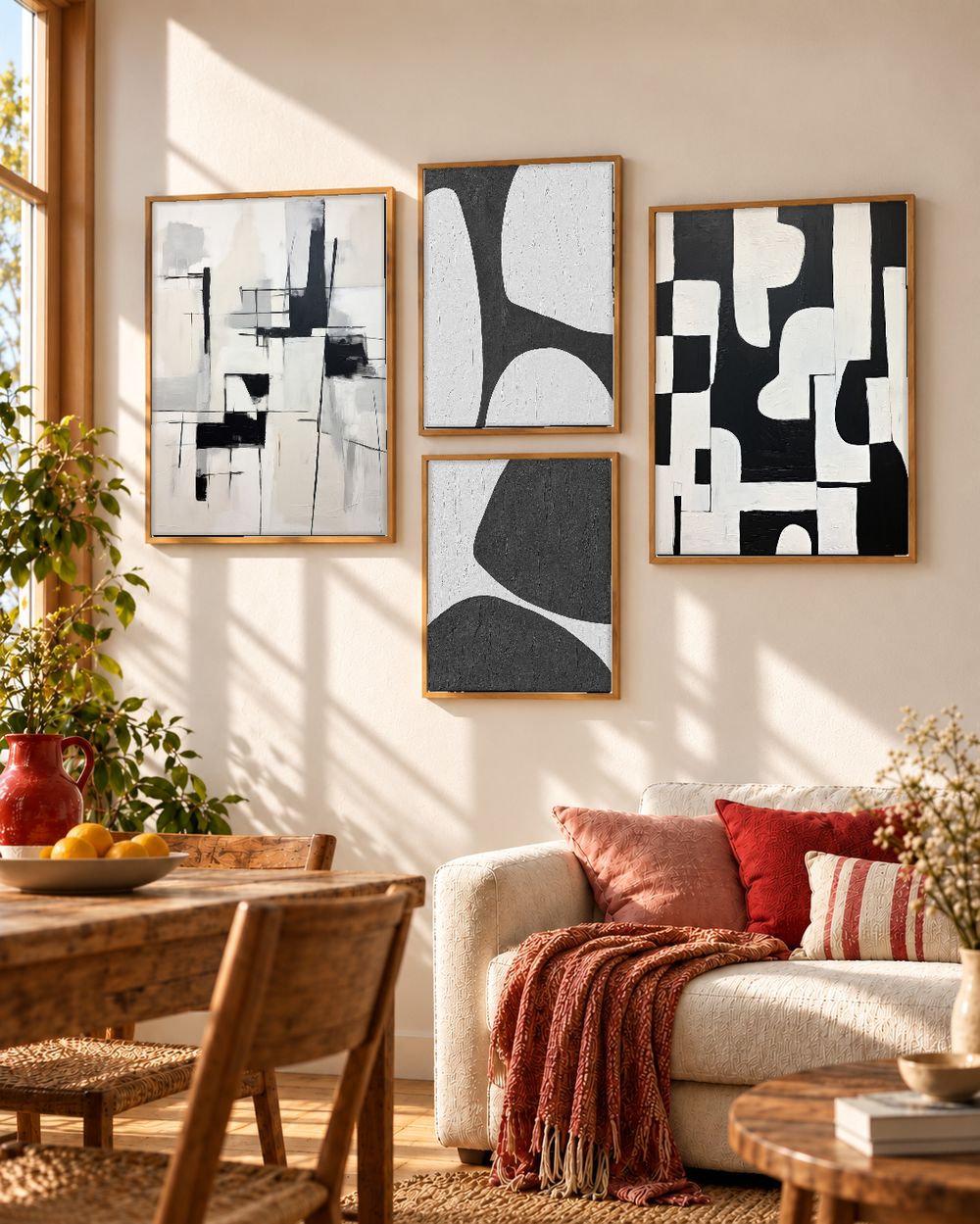 Set de cuadros decorativos que combinan