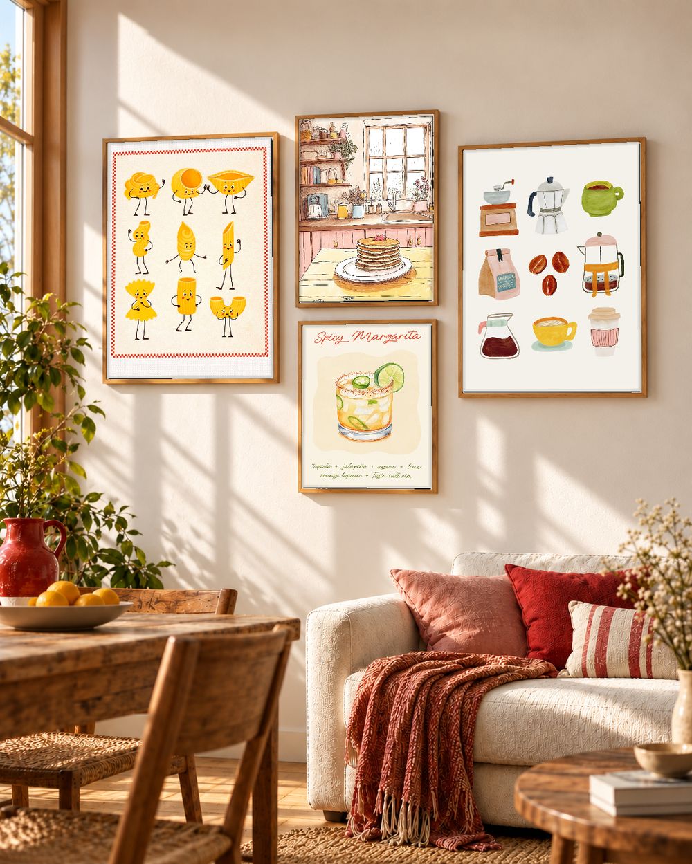 Set de cuadros decorativos que combinan