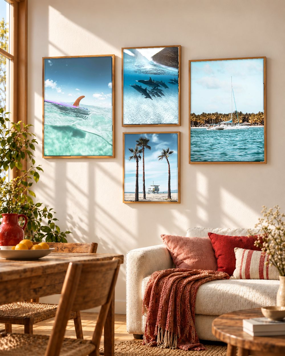 Set de cuadros decorativos que combinan