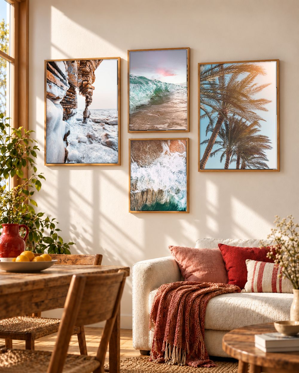 Set de cuadros decorativos que combinan