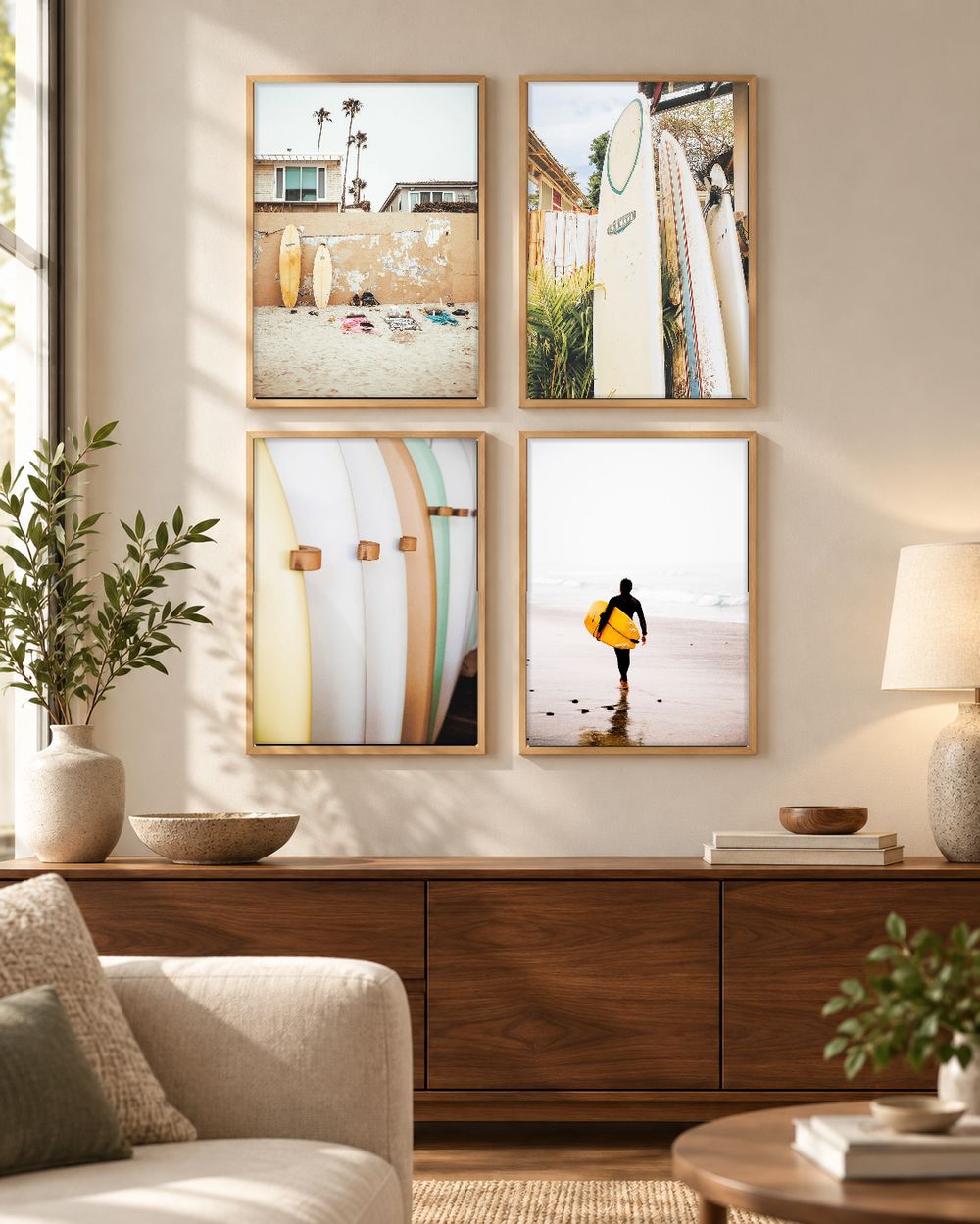 Set de cuadros decorativos que combinan