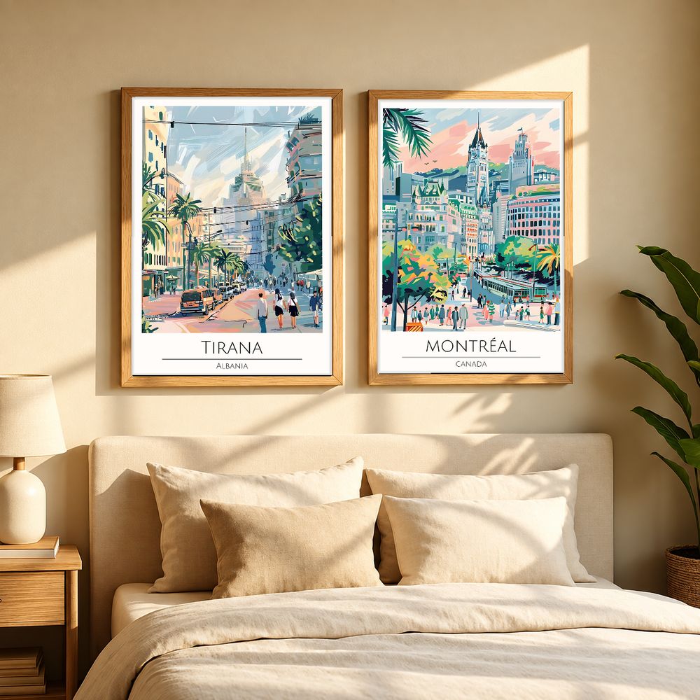 Set de cuadros decorativos que combinan