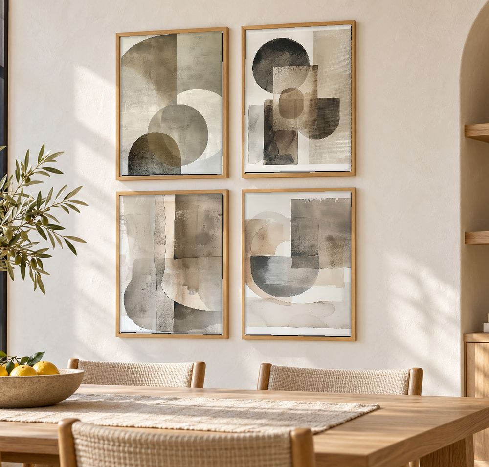 Set de cuadros decorativos que combinan