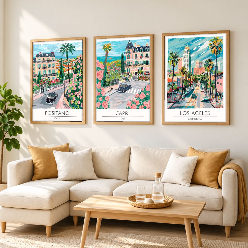 Set de cuadros decorativos que combinan