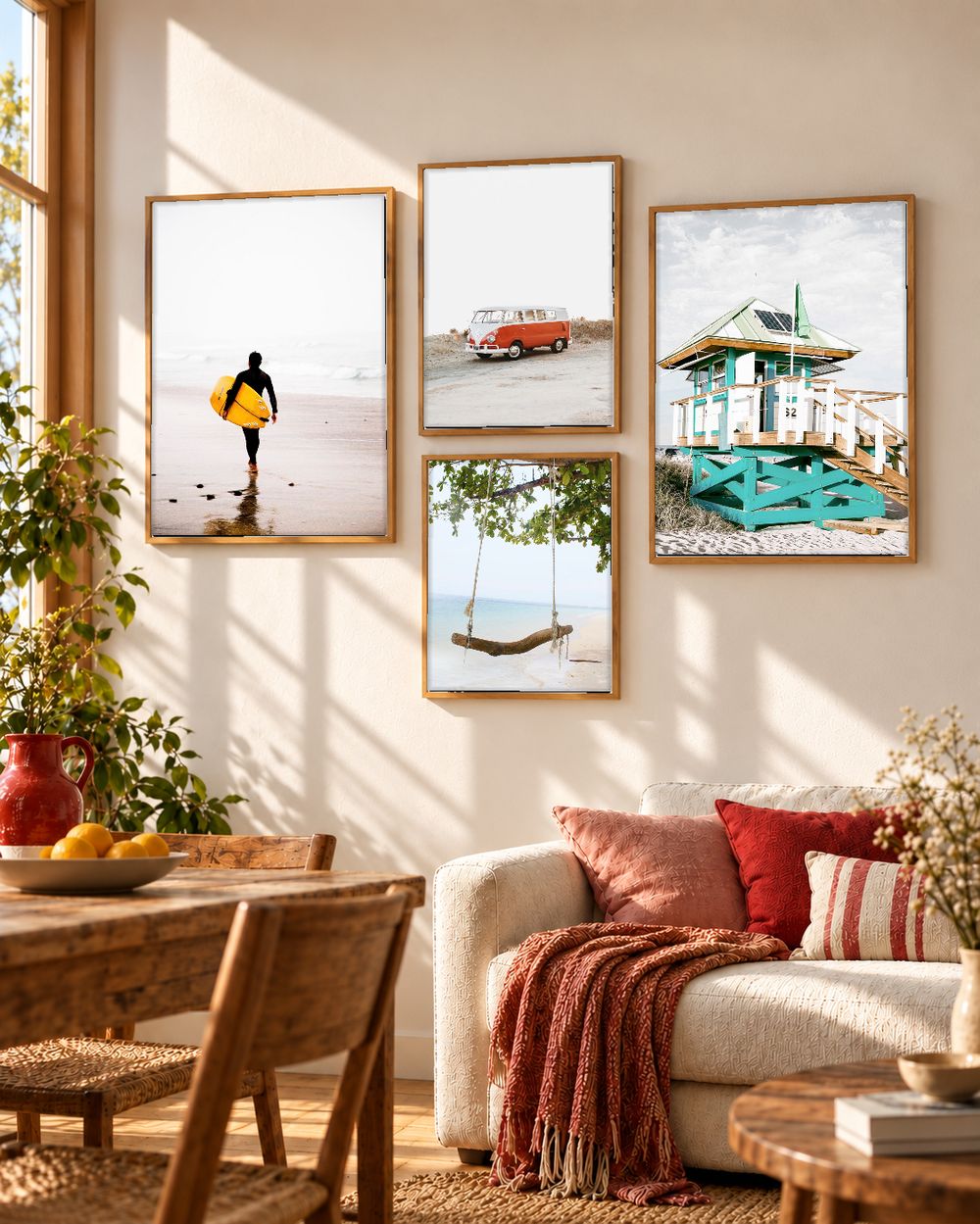 Set de cuadros decorativos que combinan