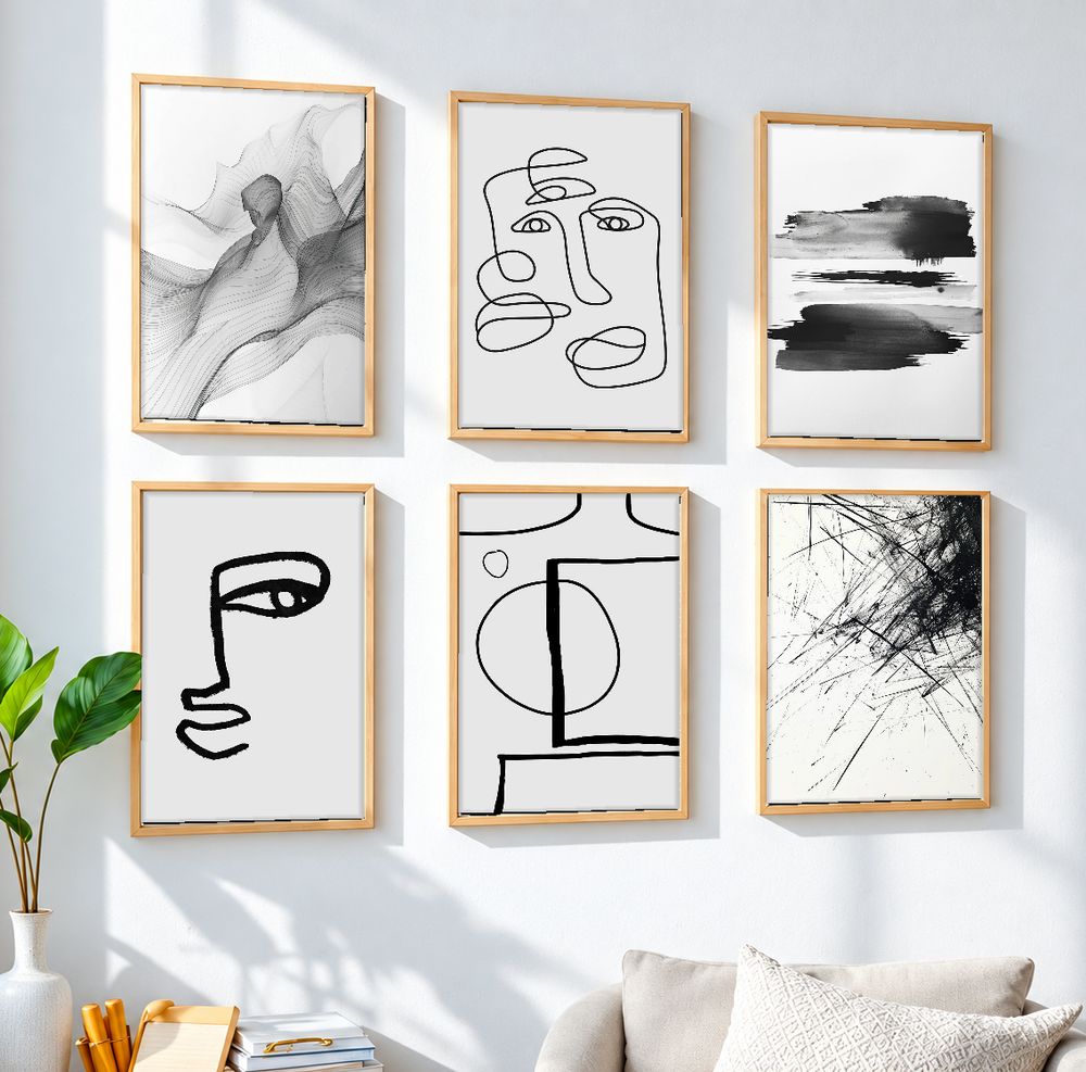 Set de cuadros decorativos que combinan