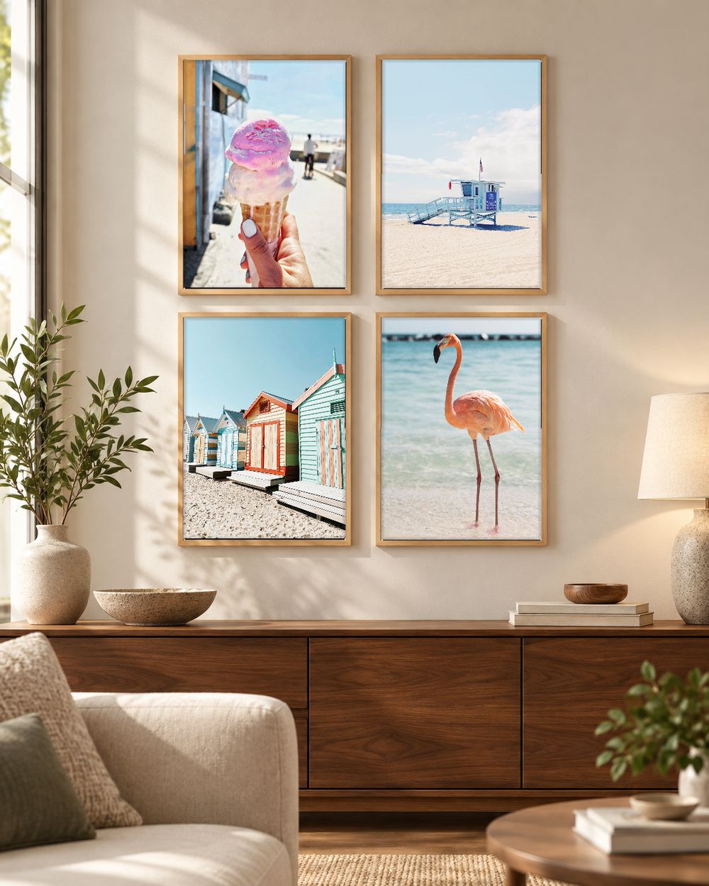 Set de cuadros decorativos que combinan