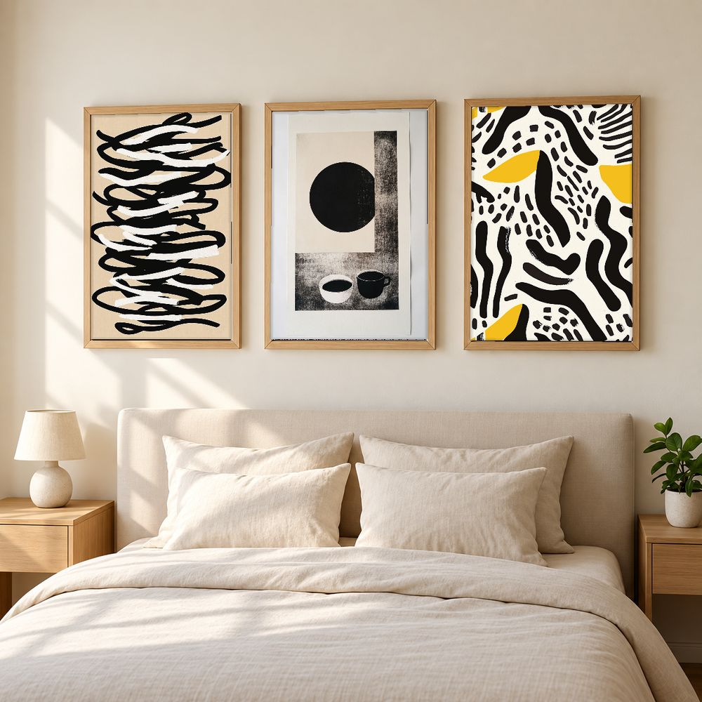 Set de cuadros decorativos que combinan
