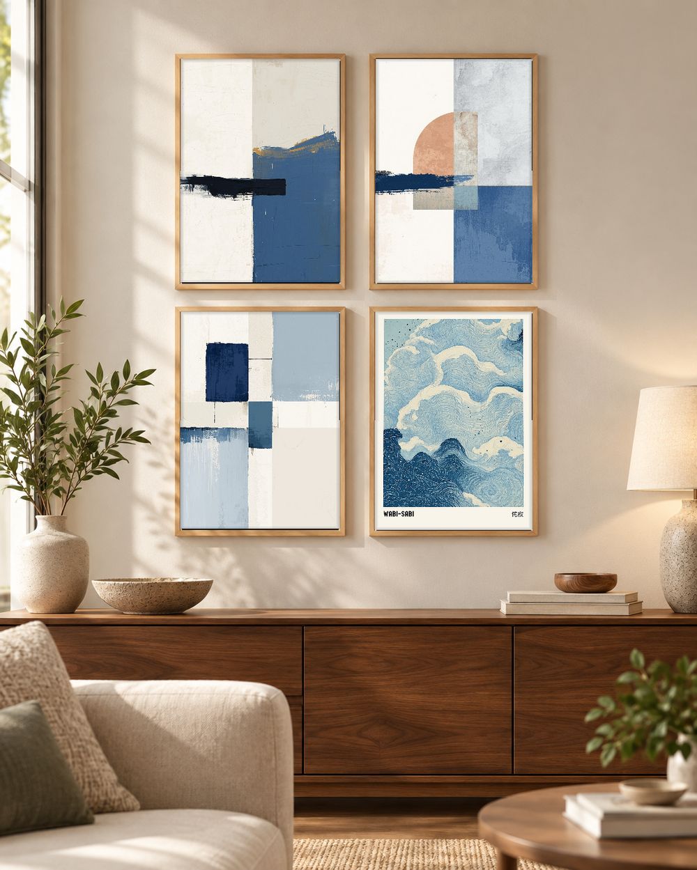 Set de cuadros decorativos que combinan